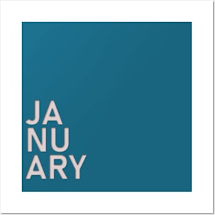 January deep Posters and Art